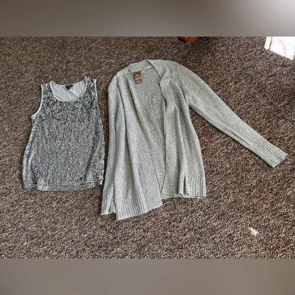 Sweaters - Matching tank and cardigan